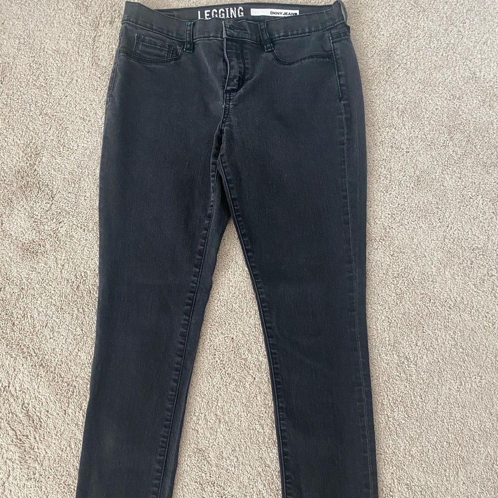 Gray/Black Skinny Jeans
